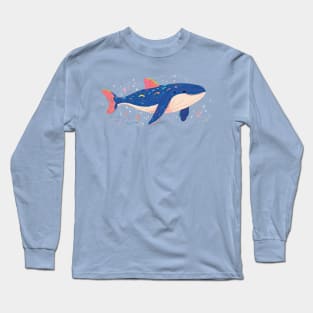 Cute Whale Long Sleeve T-Shirt